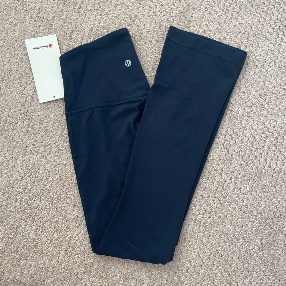 NWT Lululemon Align High-Rise Mini-Flared Pant 28" XShort True Navy Size 2